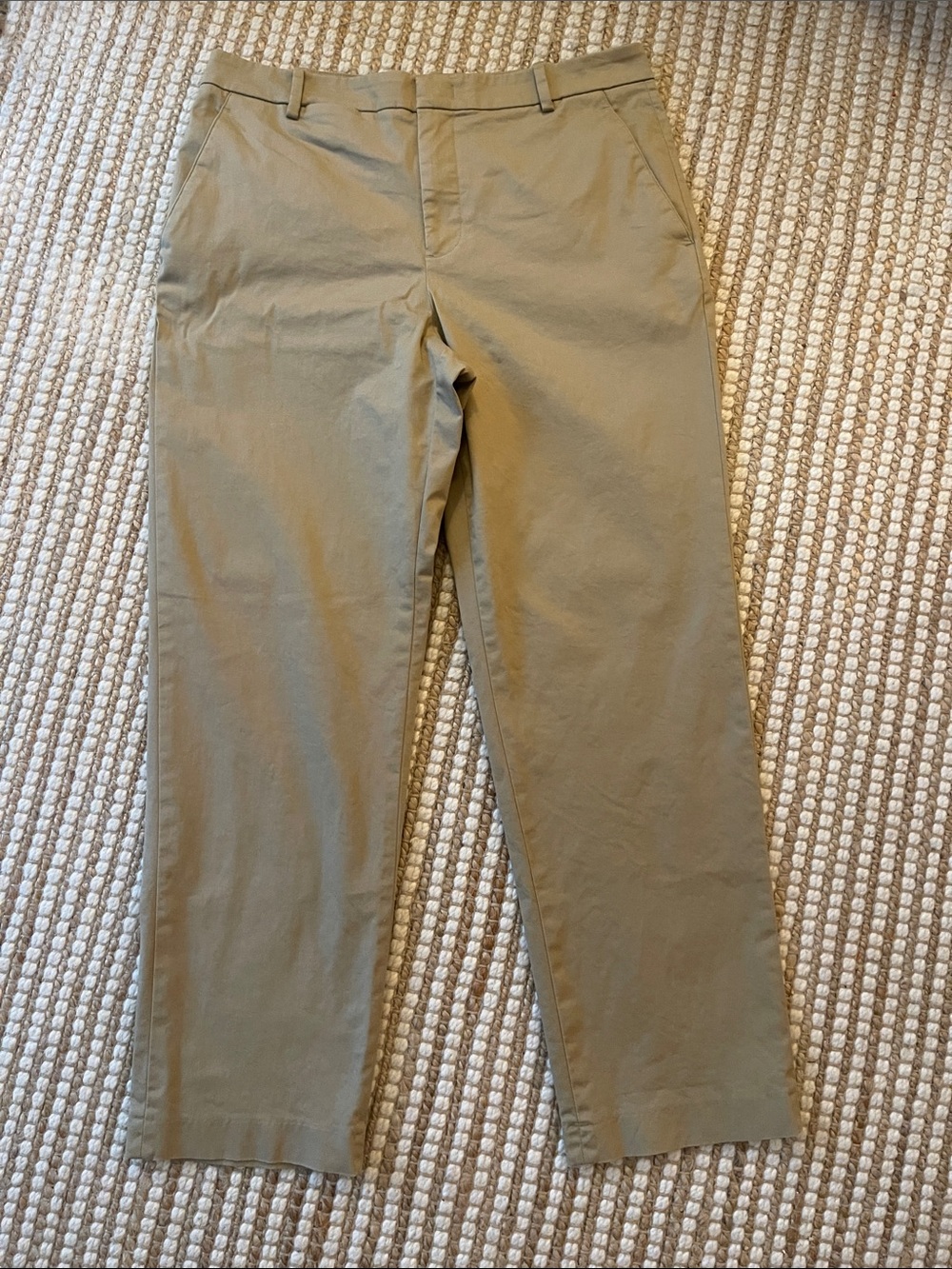 VINCE Avery Mid-Rise Italian Stretch-Cotton Chino Pant Size 6 - Picture 4 of 13